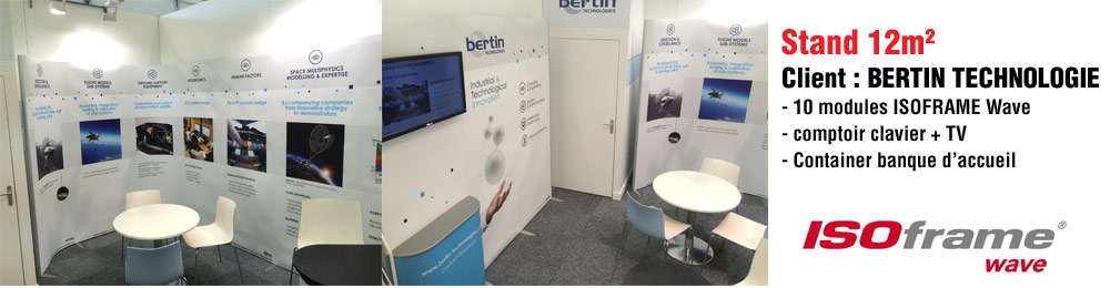 stand modulaire ISOframe Bertin Technologie