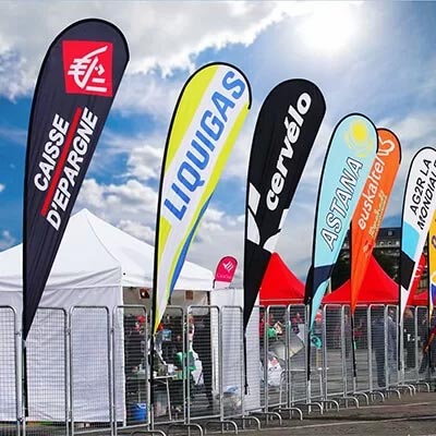 Drapeaux publicitaires Drapeaux publicitaires